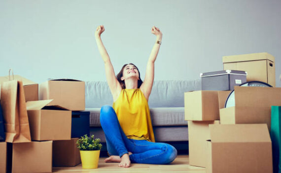 Umzug in die neue Wohnung